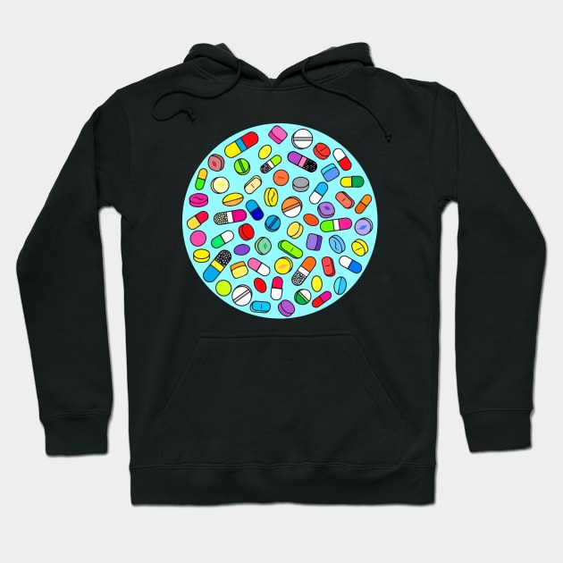 Drugs n Pills Hoodie by Squeeb Creative